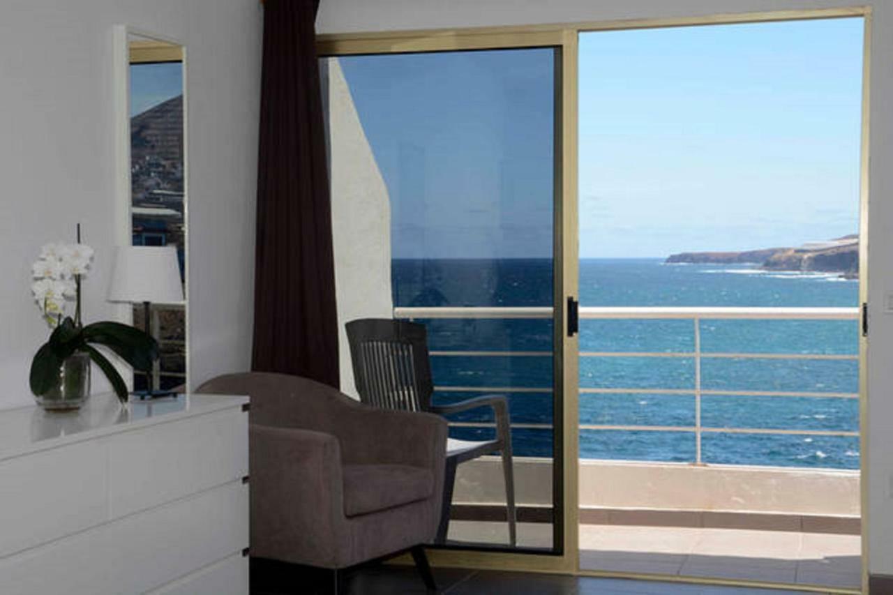 Galdar Gc Vistas Al Mar Villa Eksteriør billede